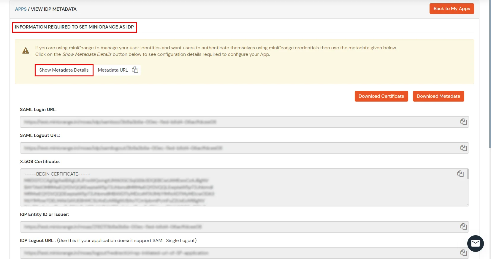 GitLab Single Sign-On (SSO) Click on Download Certificate