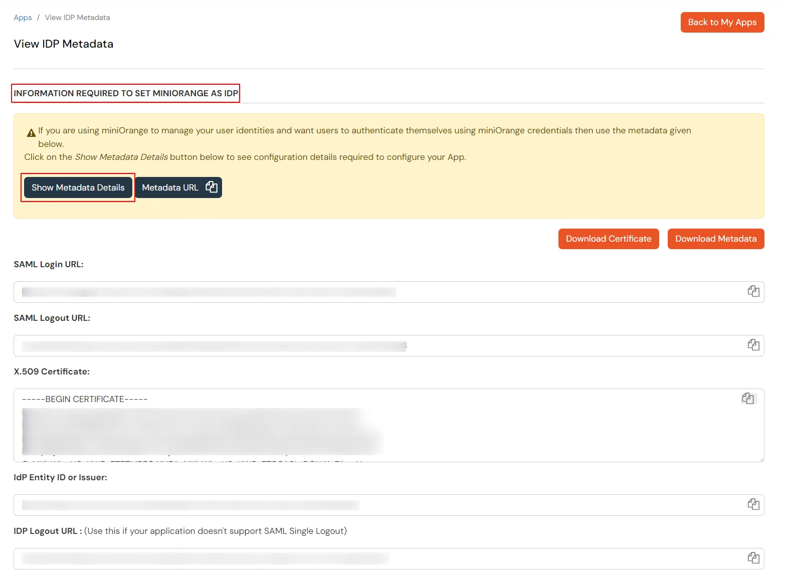 GitLab Single Sign-On (SSO) Click on Download Certificate