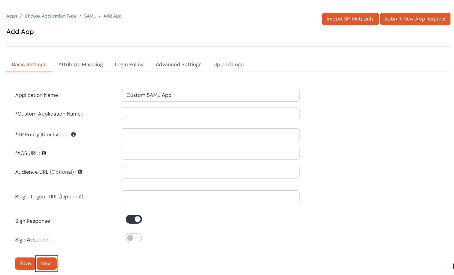 Configure PluralSight Single S<b>ign-On (SSO): Add application