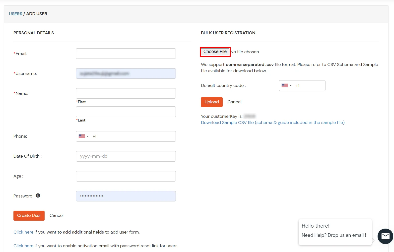 BigCommerce 2FA : Bulk upload user