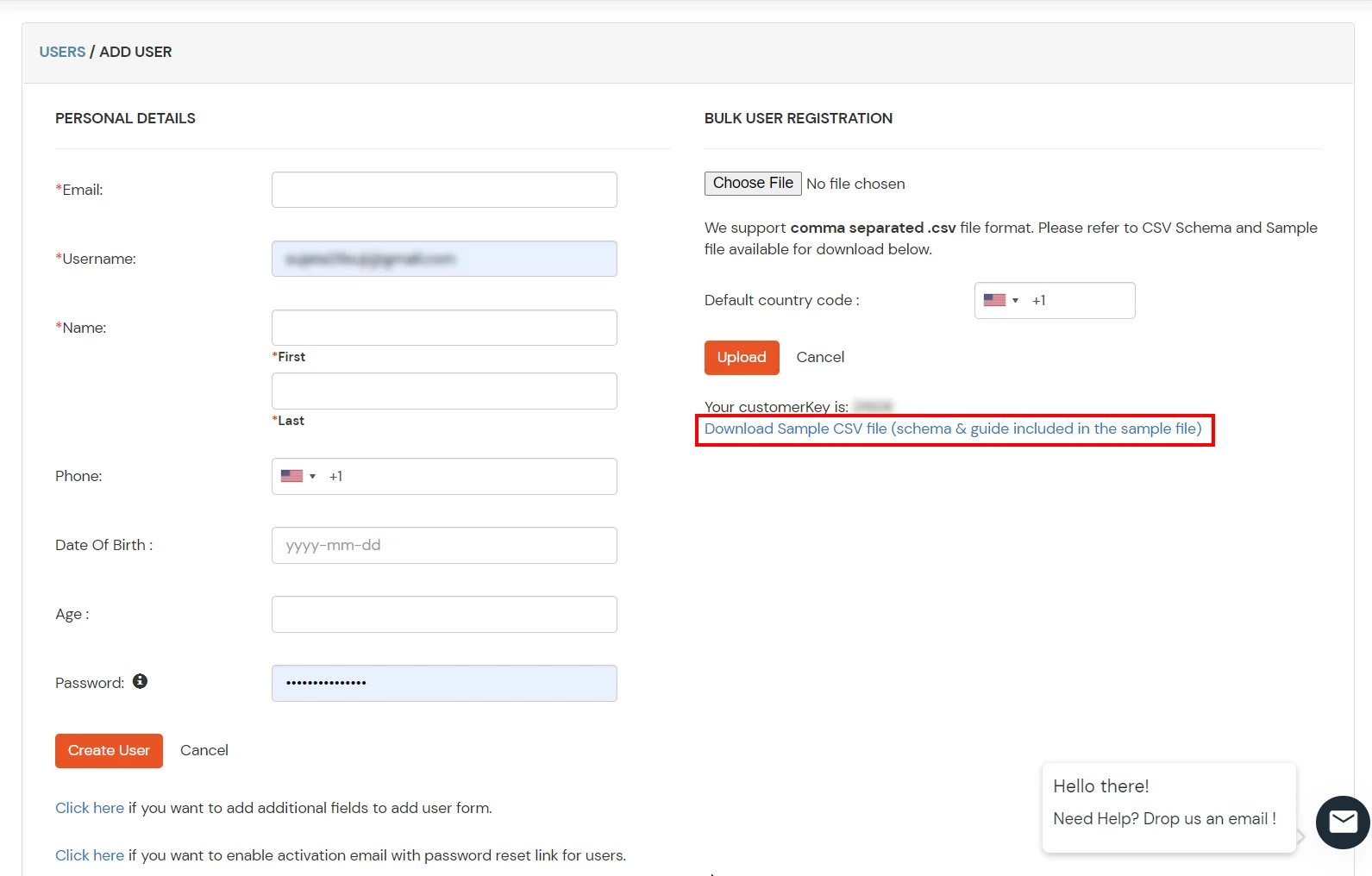 BigCommerce Two-Factor authentication: Download sample csv file