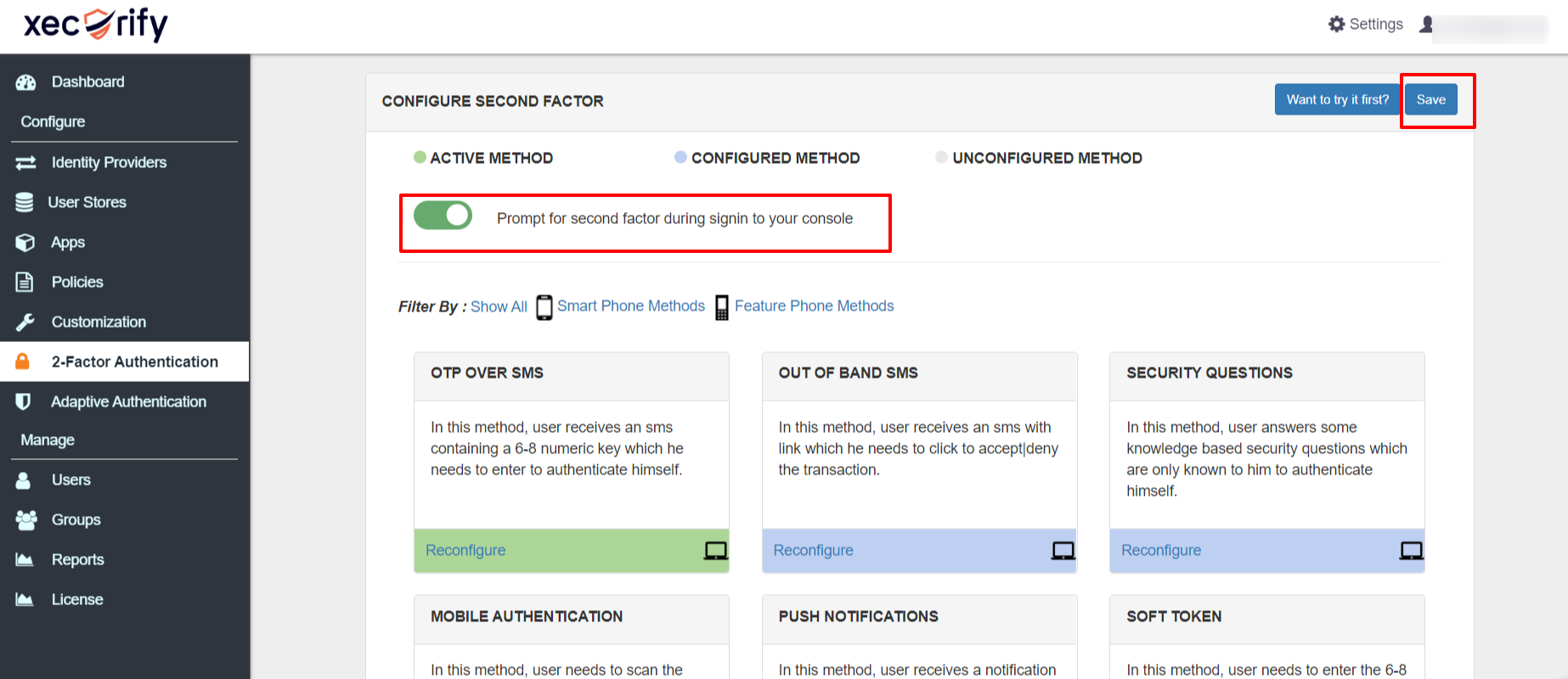 Two factor-authentication for CyberArk PVWA  | enable_2fa