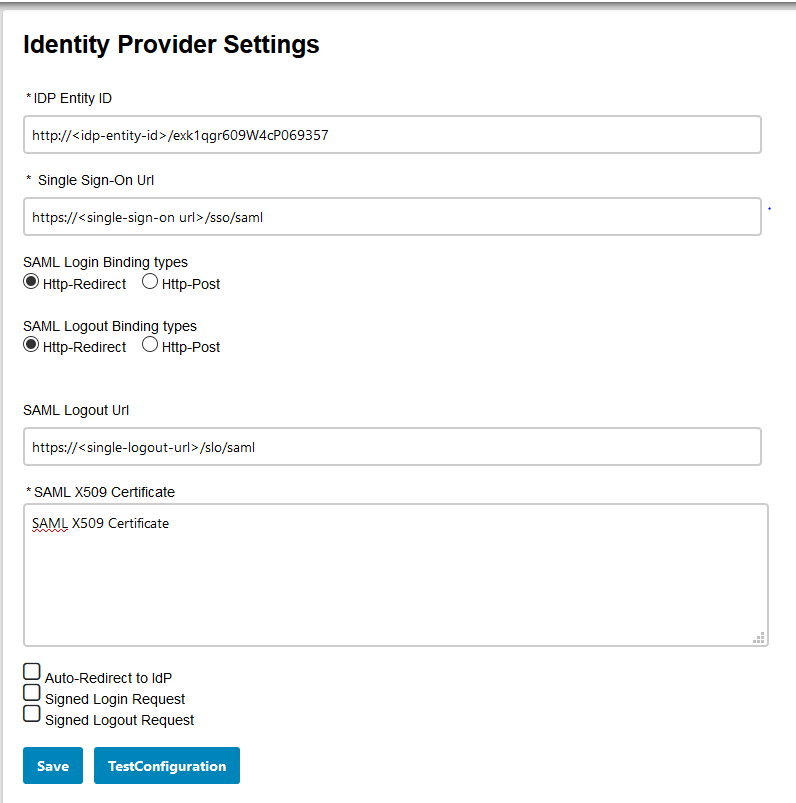 sitefinity single sign on sso test configuration