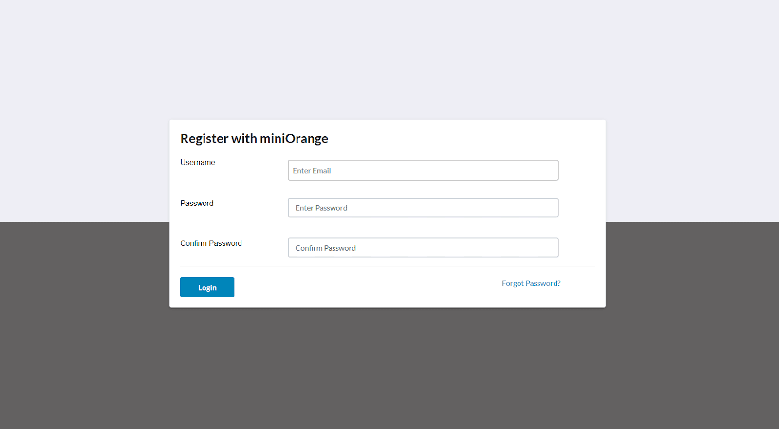 umbraco single sign on (sso) login page