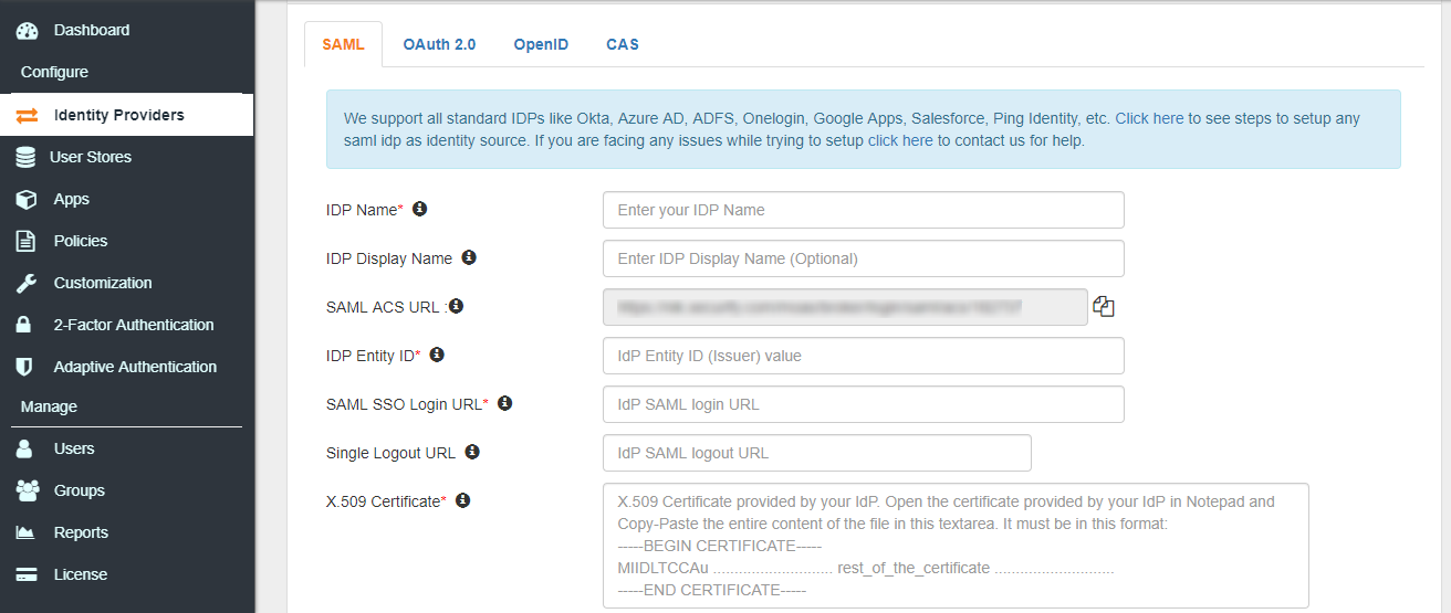  adfs sso select saml tab