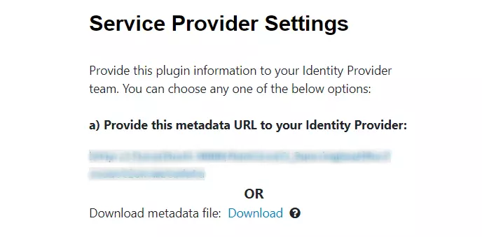 Umbraco Single Sign-On (SSO) - Service provider metadata