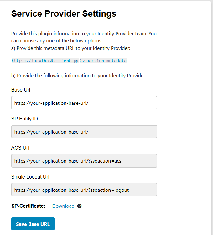 sitefinity single sign on sso configuration