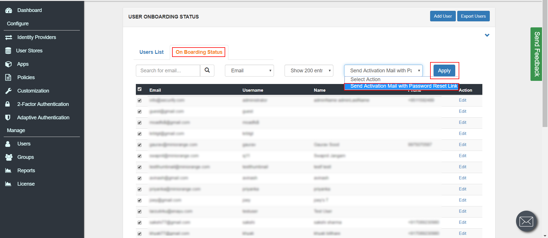 2FA/MFA for Windows Logon RDP-Windows Credential Provider User Send Activation Link