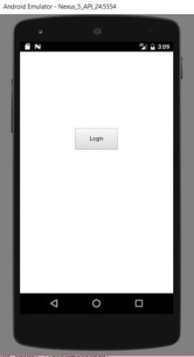 Launch the Cordova application on an Android/ Virtual Device.