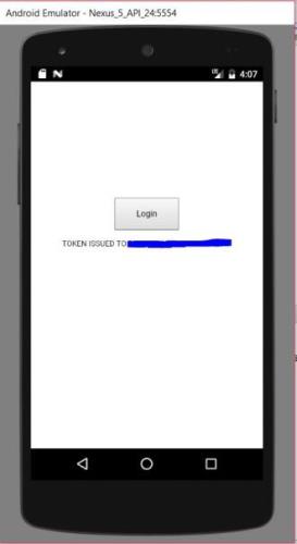 Successful Authentication