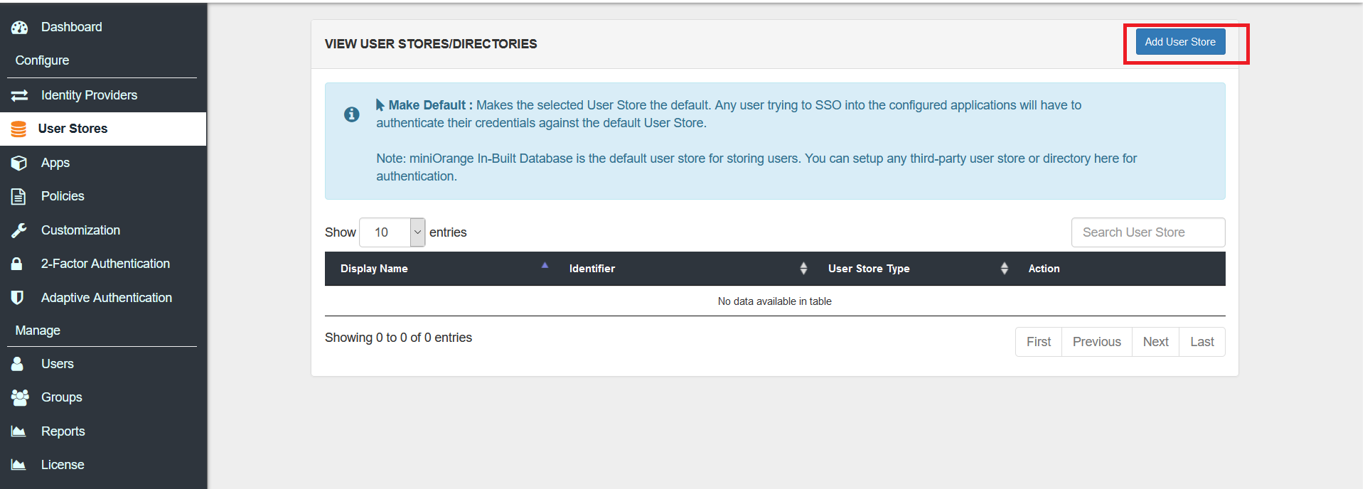 Two Factor Authentication(2FA/MFA) for Windows Logon RDP-Windows select AD/LDAP as user store