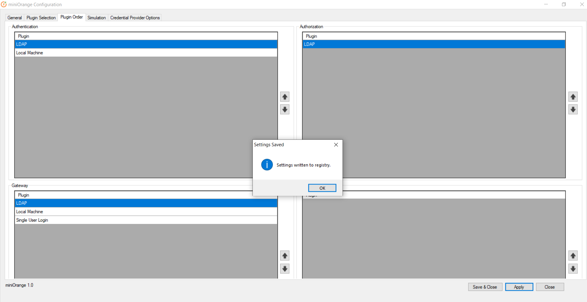 windows credential provider apply
