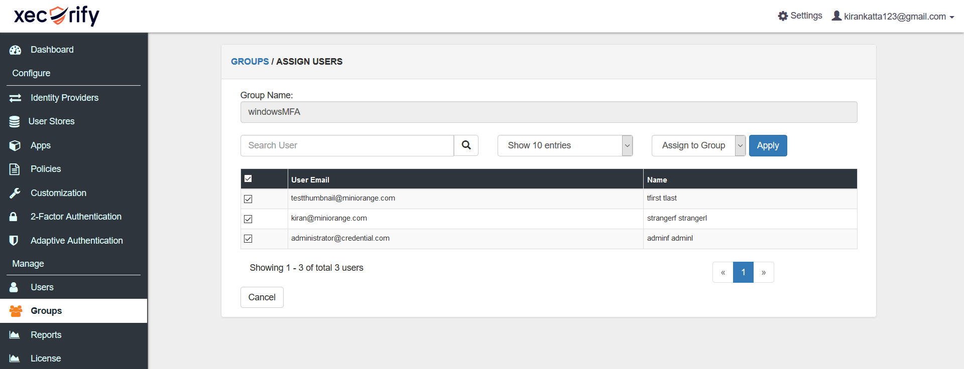 Multi-Factor Authentication (2FA/MFA) for RD Web assign users group