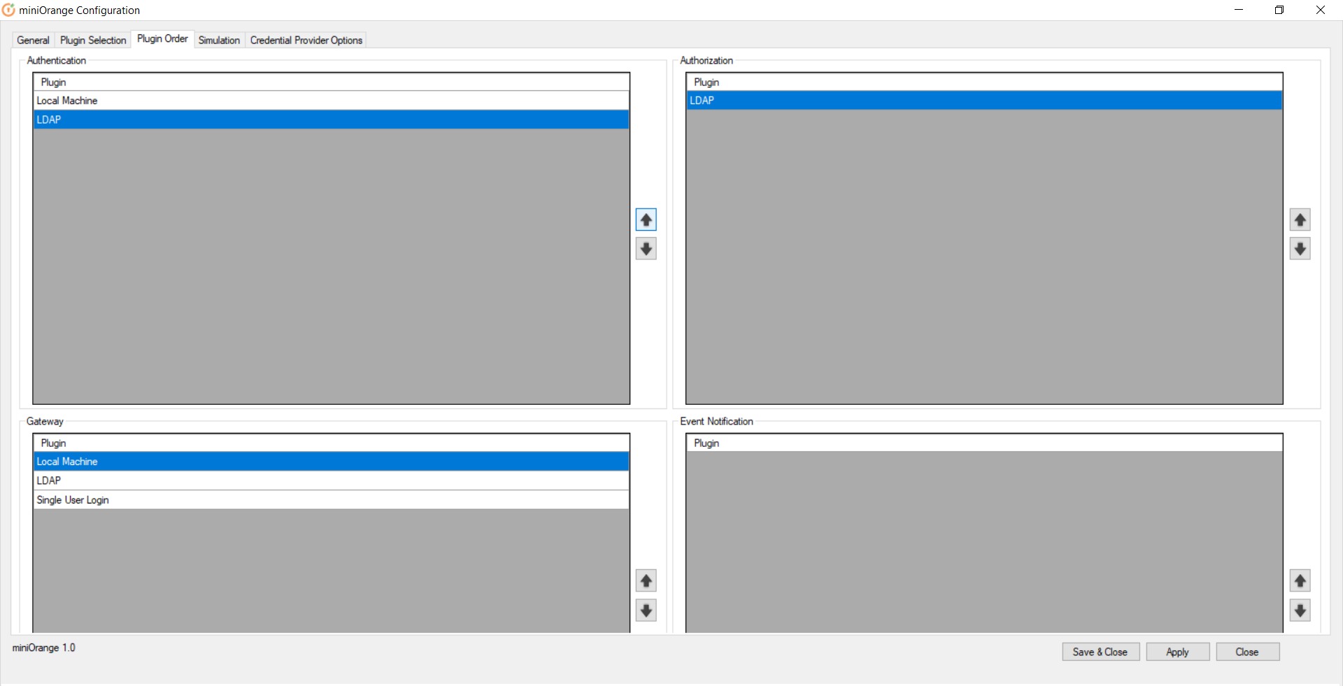 windows credential provider authentication ldap