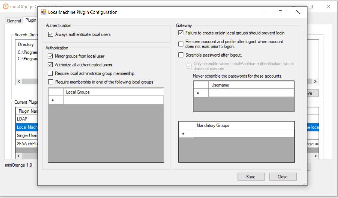 windows credential provider default setting