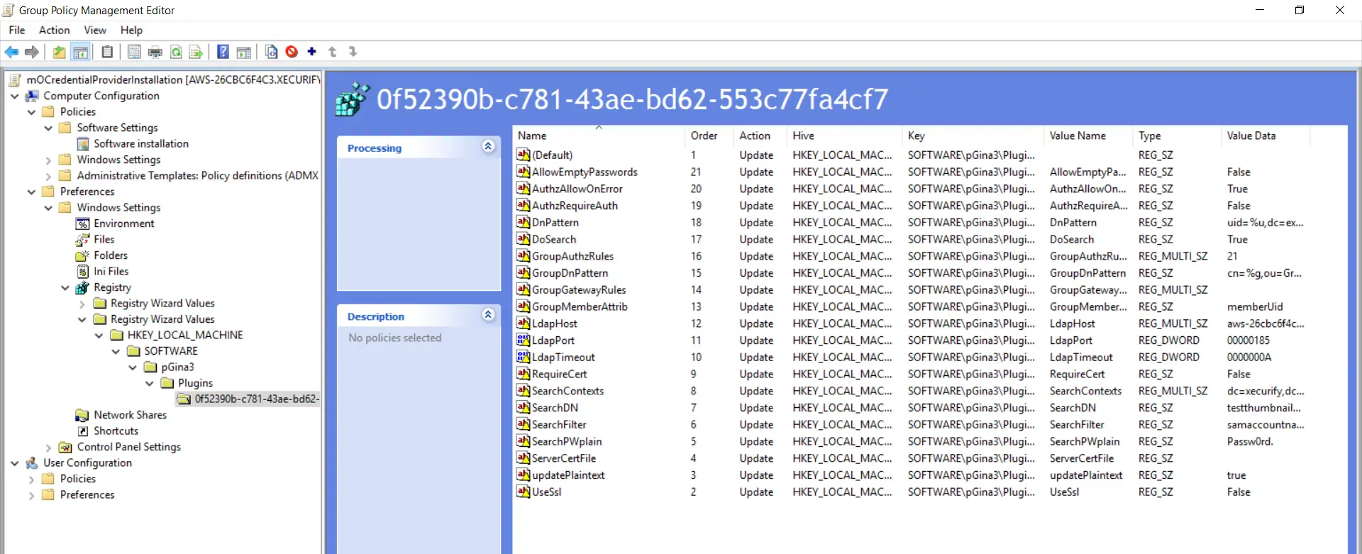 Two Factor Authentication(2FA/MFA) for Windows Logon RDP-Windows Credential Provider GPO expand second registry