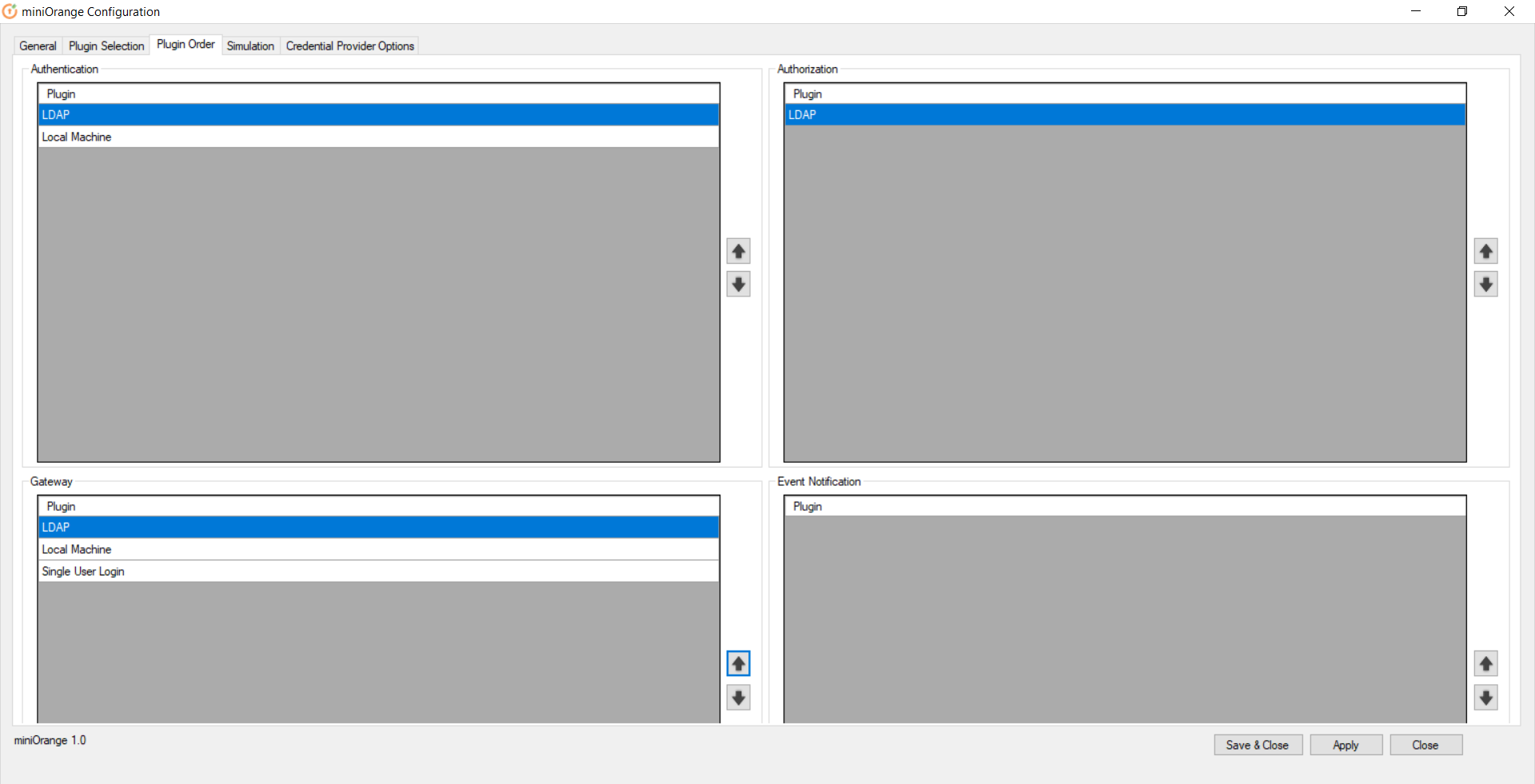 windows credential provider final list