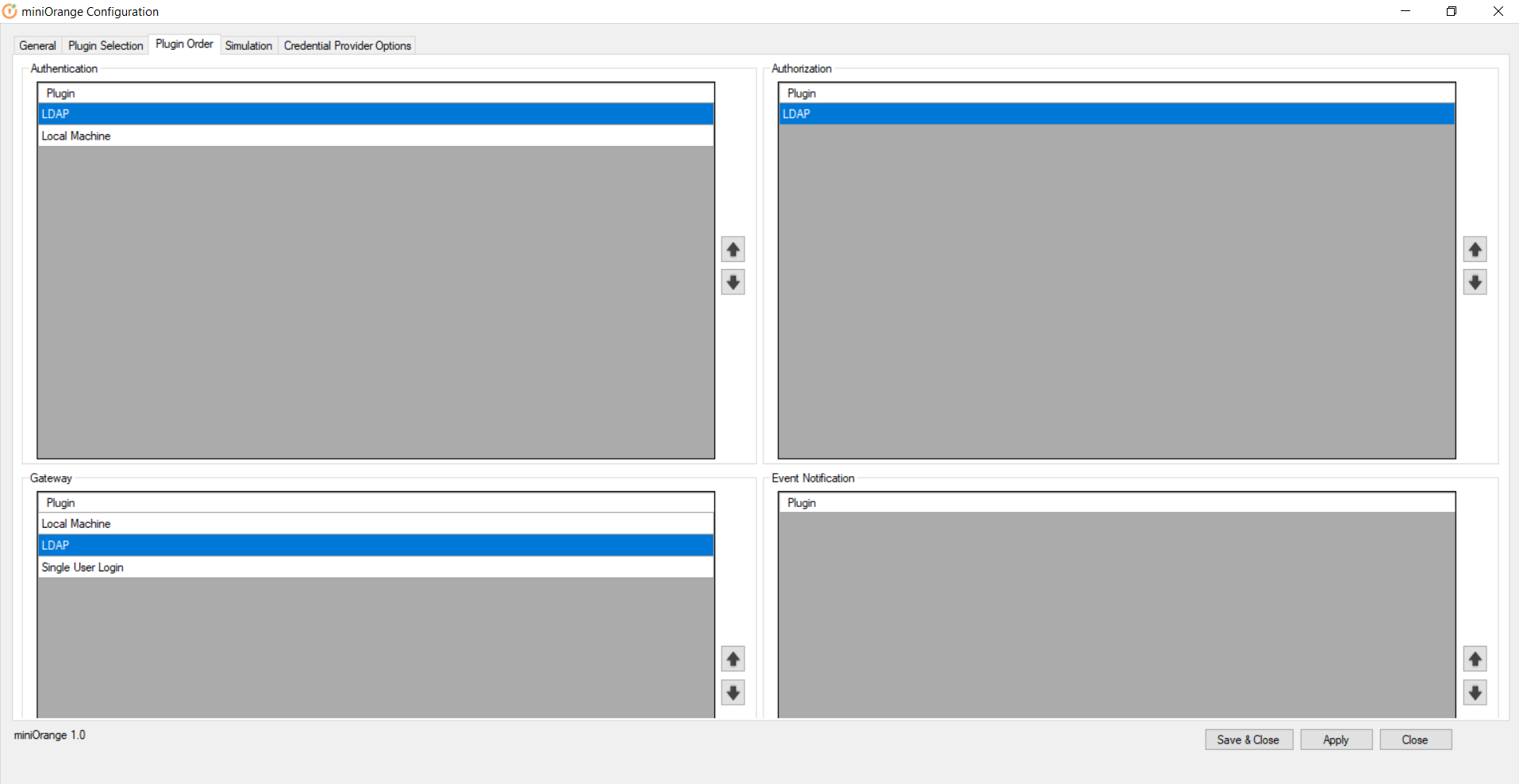 windows credential provider gateway ldap