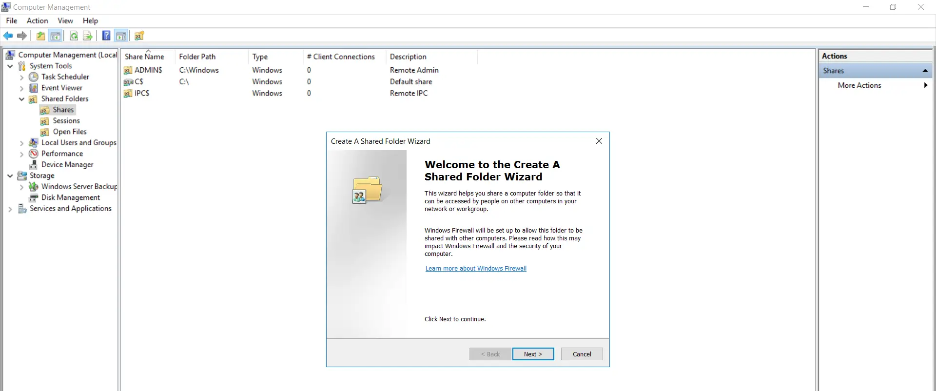Two Factor Authentication(2FA/MFA) for Windows Logon RDP-Windows Credential Provider shared folder wizard