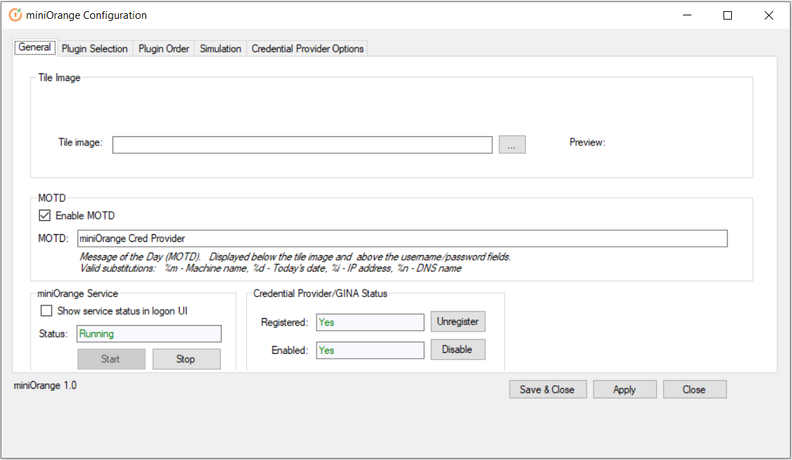 windows credential provider status run