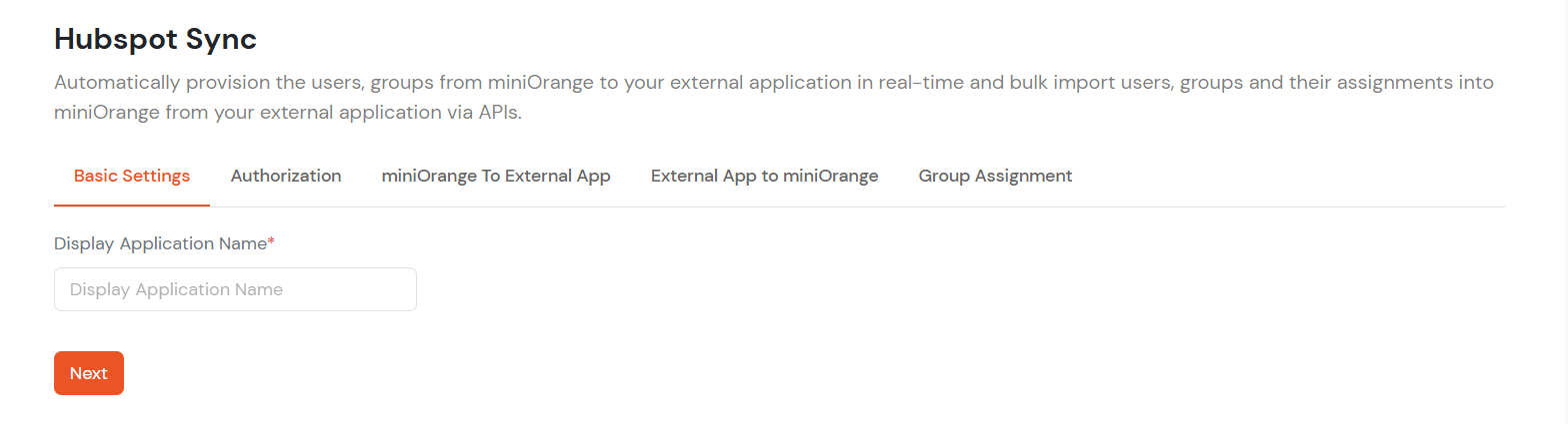 Hubspot Provisioning