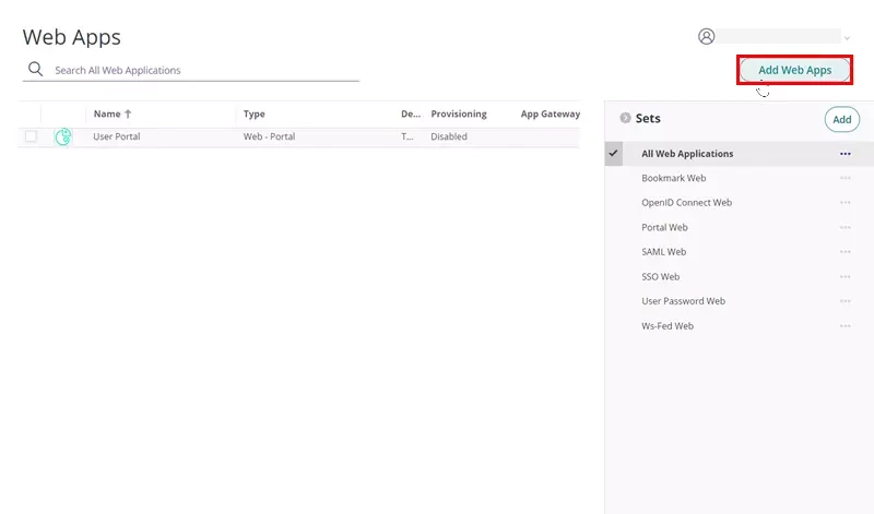 SAML Single Sign-On (SSO) using CyberArk(IdP),add application