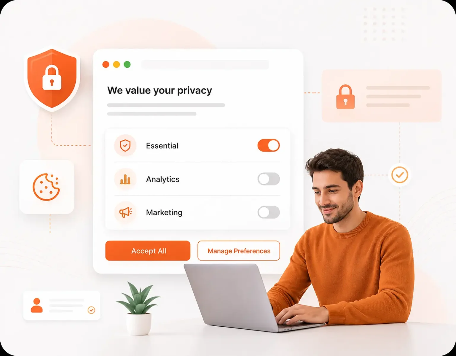 Cookie Consent Management for GDPR & DPDPA compliance