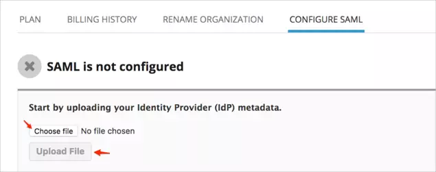 Datadog two-factor authentication (2FA) : upload metdata