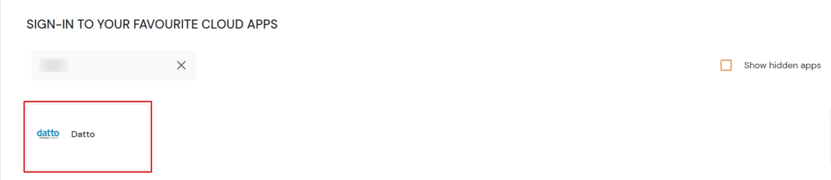 Datto Single Sign-On (SSO) verify configuration