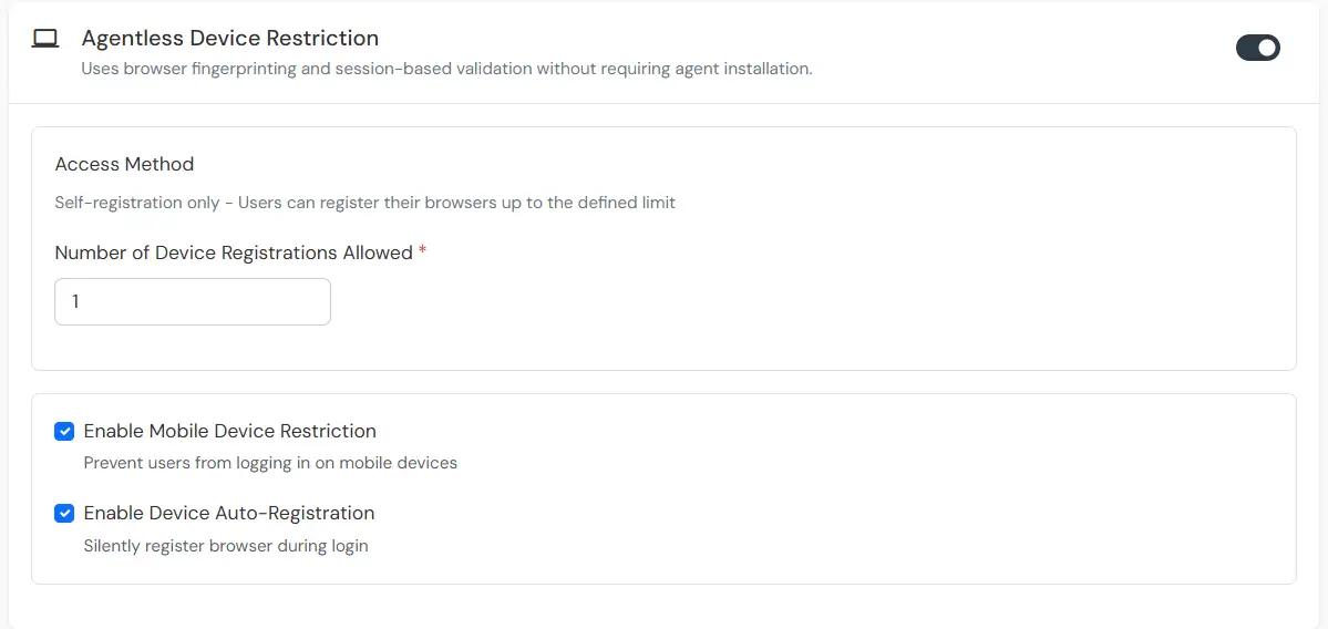 Adaptive Authentication Dashboard