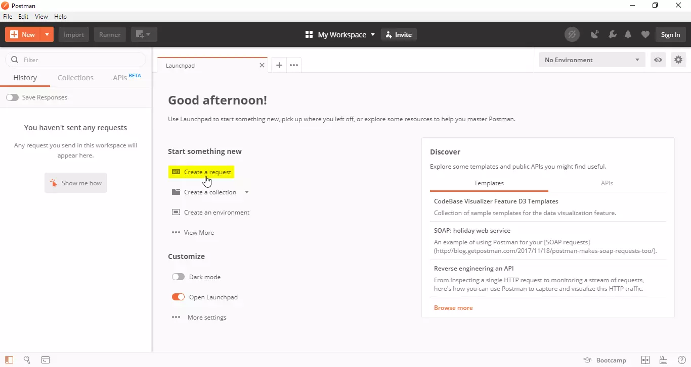 Diaspora SSO(Postman Dashboard)