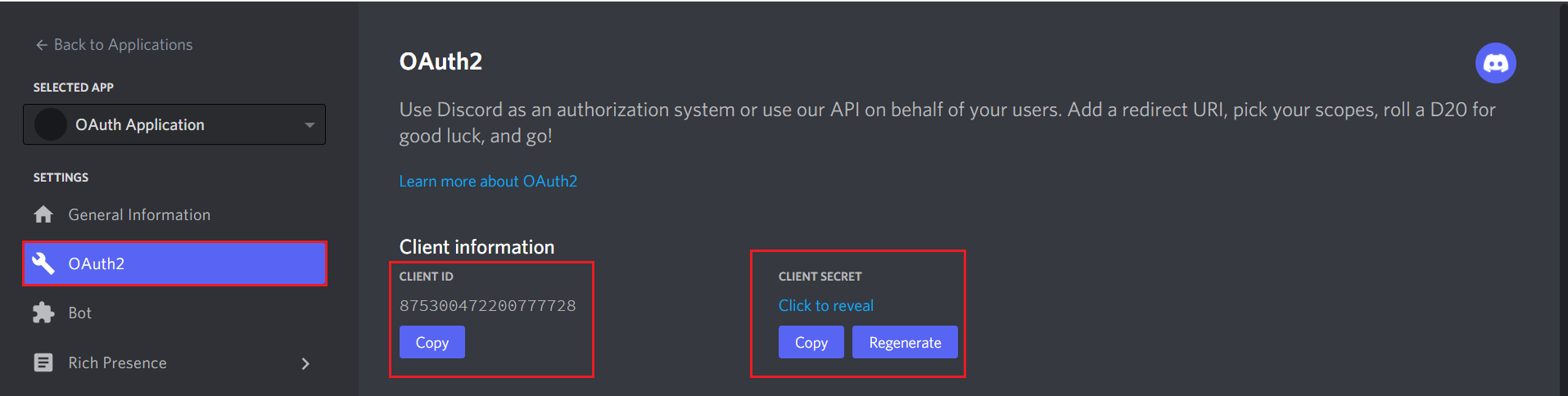 Discord Single sign-on login (Oauth2)