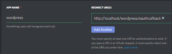 discord login page