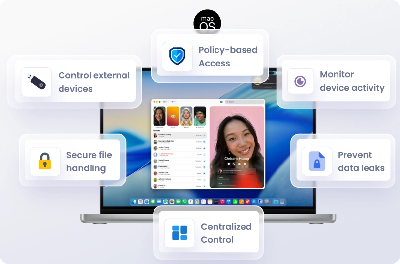 Device control for macOS endpoints
