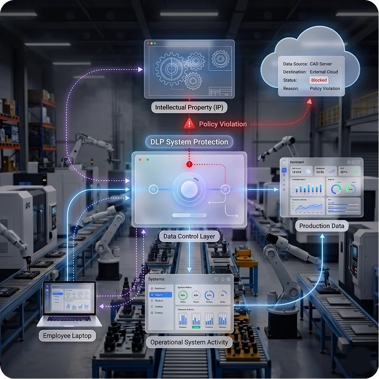 Data Loss Prevention for Manufacturing