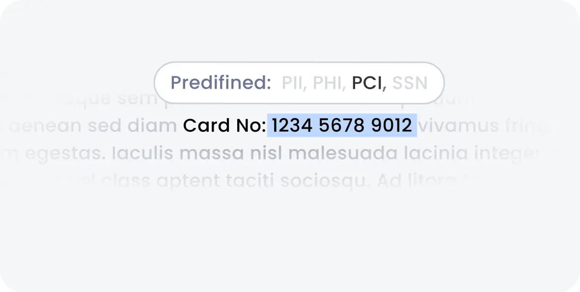 Email Data Classification - Identify PII, PHI, PCI and sensitive data using custom classifiers