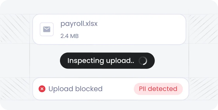 Protección del navegador y de la carga de archivos web