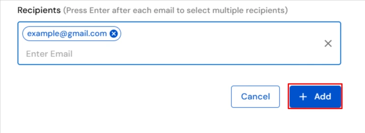miniOrange DLP Send Notification To recipient email addresses for policy breach alerts