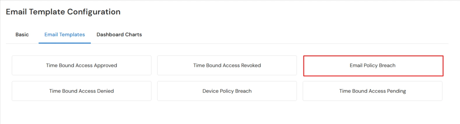 miniOrange DLP Policy Breach Email template for customizing notification emails