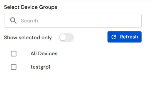miniOrange DLP USB Policy Setup | Selecting a device group for applying a USB policy in DLP