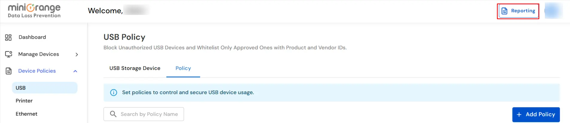 miniOrange DLP USB Policy Setup | Accessing USB policy breach reports in DLP