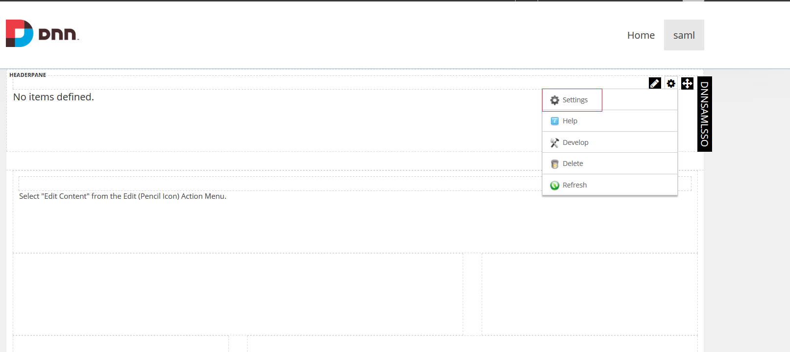 dnn saml single sign on module