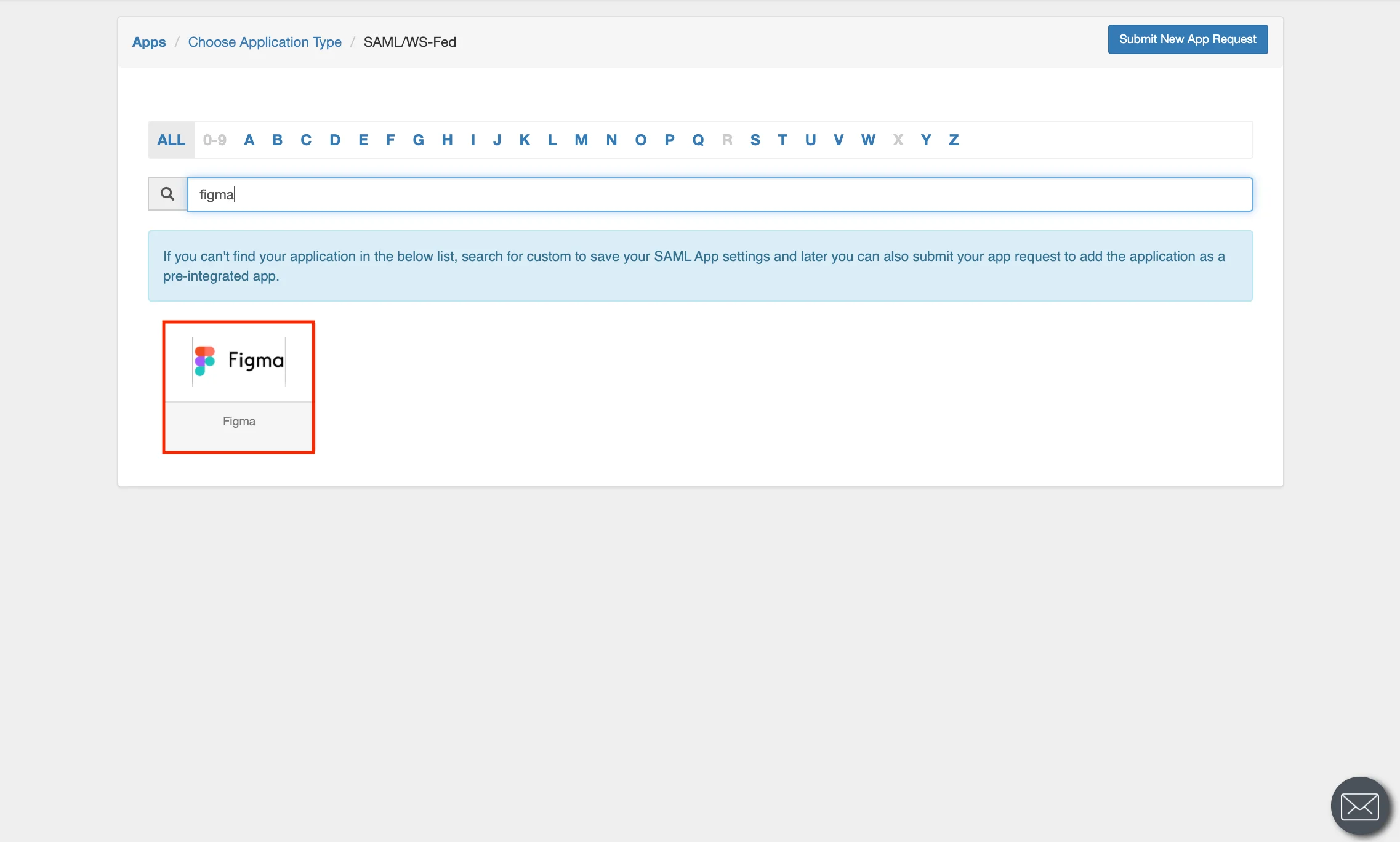 Figma Single Sign-On (SSO) manage apps