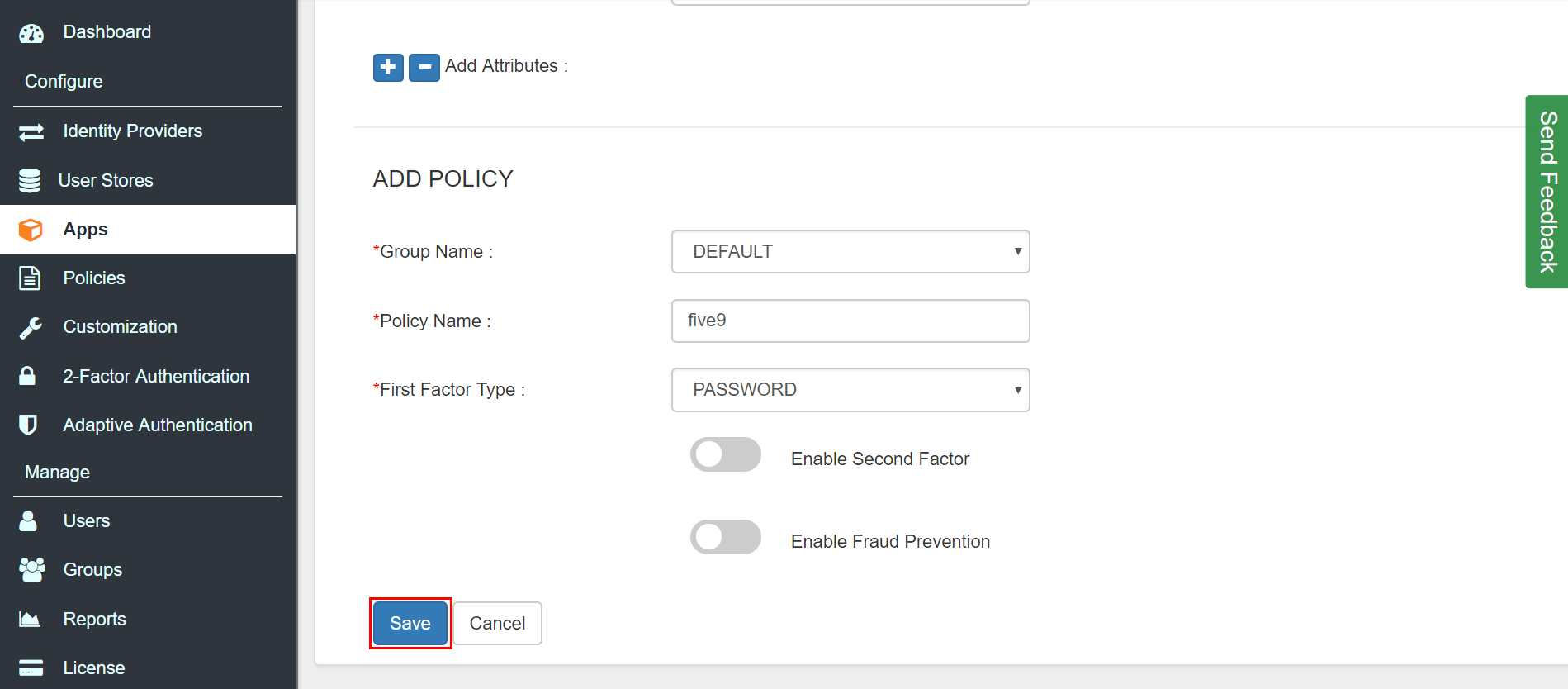 Single Sign On (sso) Five9 sso configure apps