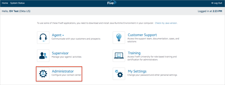 Five9 sso configure