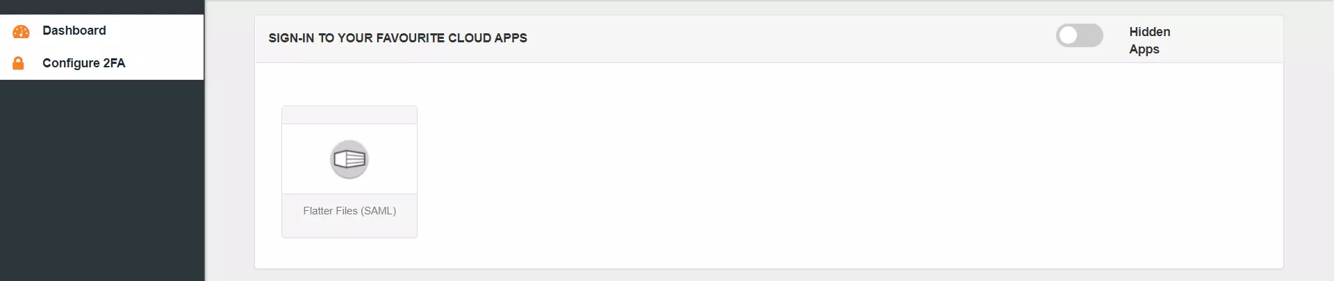 Flatter Files Single Sign-On (SSO) verify configuration