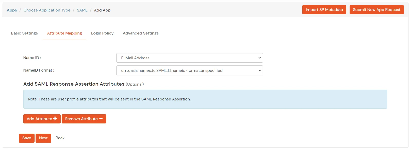 LearnUpon Single Sign-On (sso) Add Attribute