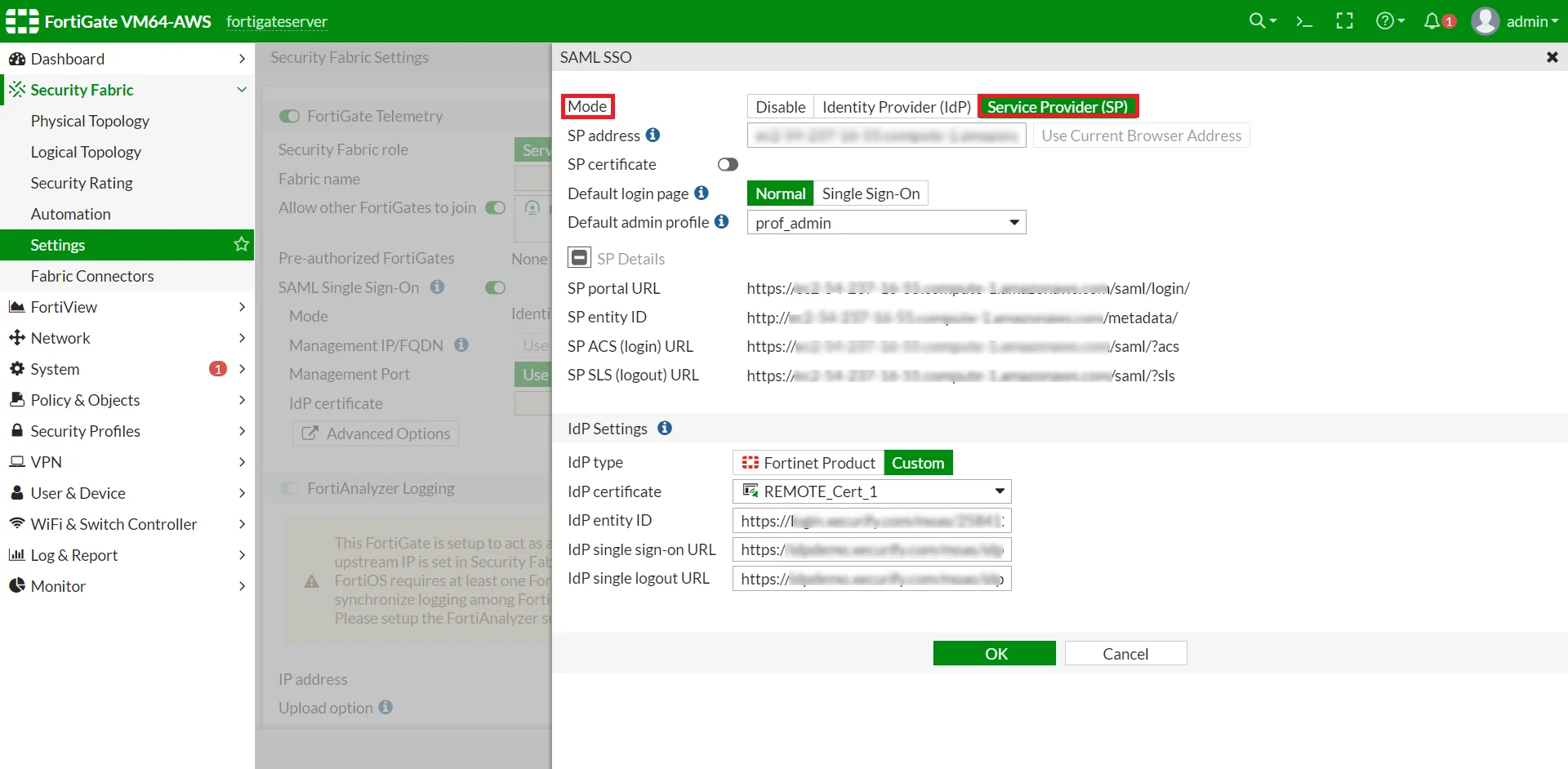 Fortinet Single Sign-On (FSSO): configuration steps