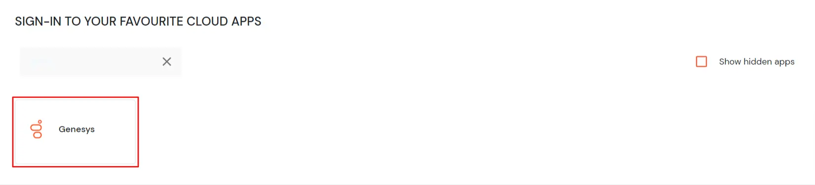 Genesys Single Sign-On (SSO) verify configuration