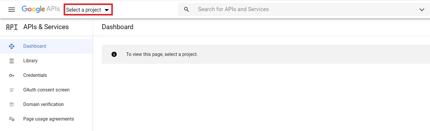 Java ScriptSSO: Creat Google Apps project